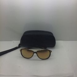 Oakley Split Time OO4129-1458 Sunglasses Gold Tortoise Frame, Gold Polarized Lens
