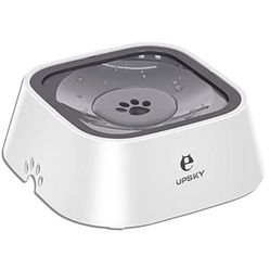 “New”Pet Water Bowl “Slow Feeder”( O Spill)(35oz)(9” X 9” X 3”)(Dog,Cat Etc.)retail$35