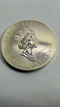1991 Canada 1 oz Silver Maple Leaf