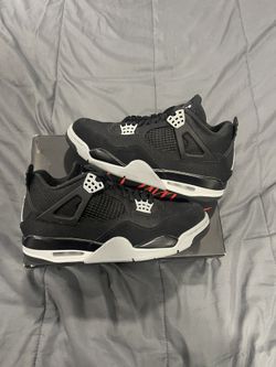 Jordan 4 Black Canvas