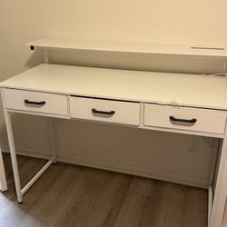 54 Inch Computer Desk with LED Lights 