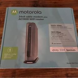 Motorola MG7700 Modem WiFi Router Combo with Power Boost
