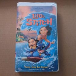 Lilo And Stich Vhs Tape 