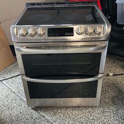 LG Electric Oven + LG Fridge