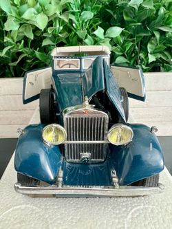 Danbury Mint 1934 Hispano-Suiza J12 Cabriolet 1:24 Diecast Model Car w/ Original Box