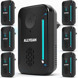 2025 Upgraded Ultrasonic Repeller & Insect Indoor Repeller 2 Mode Switch-6 Packs