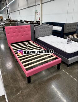 New twin bed frame with Matress