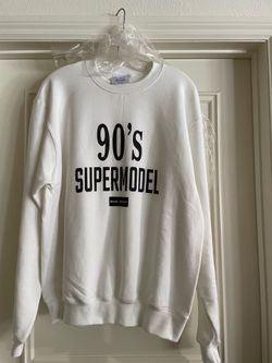 Women’s “90s Supermodel Italy” Sweatshirt Champion Sz med
