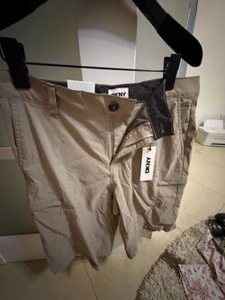 DKNY Khaki Cargo Shorts with Tags
