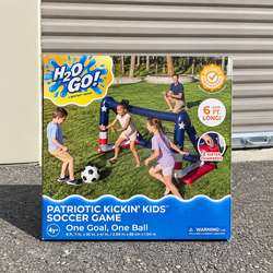 H2OGO! Patriotic Kickinβ Kids Inflatable Soccer Game