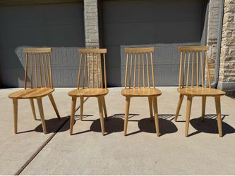 Solid Wood Chairs (set of 4)