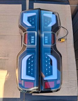 19-24 Chevy Silverado 1500 WT LT | 2022 Silverado 1500 LTD LED Tail Lights Luces Traseras Calaveras