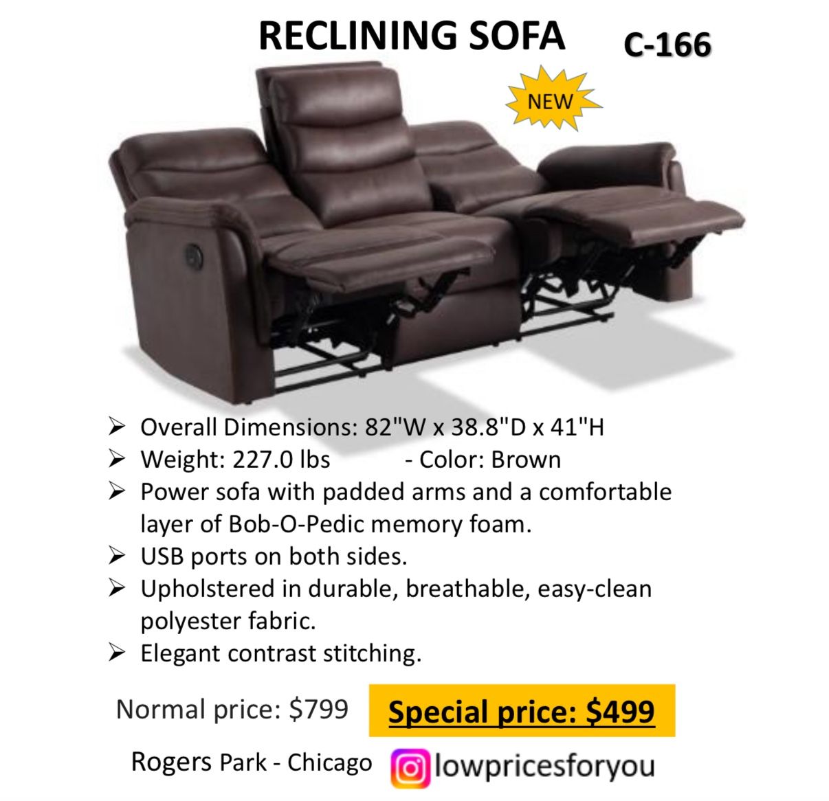 RECLINING SOFA