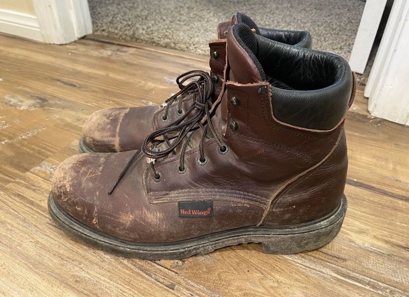 Red Wing Steel Toe Boots Size 12 