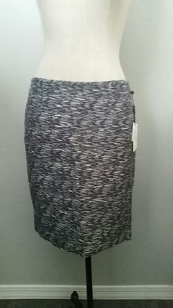 New Size 12P women's Calvin Klein Tweed skirt career wear to work Church