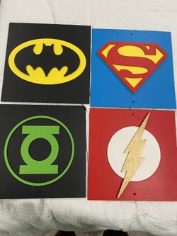 DC Comics wood logos