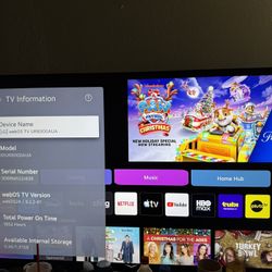 LG 65” LED 4K UHD TV