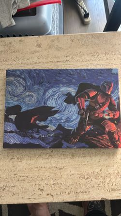 Star Wars The Mandalorian Wall Art Stretch Canvas