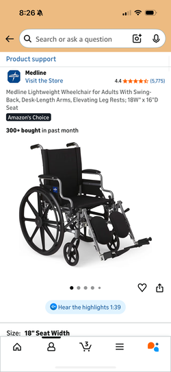 Lightweight Wheelchair