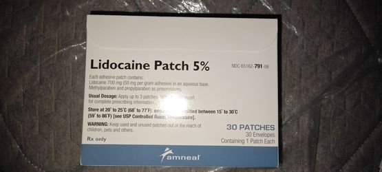 Lidocaine patches 5%