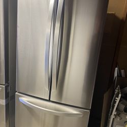 Lg 30 Inch French Doors Stainless Steel Refrigerator