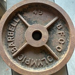 BFCO 45lb Deep Dish Olympic Plate
