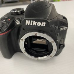 Nikon D3400 Digital SLR Camera & 18-55mm VR DX AF-P Zoom Lens (Black)