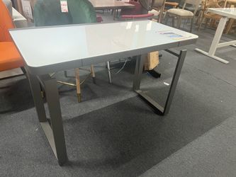 Tresanti Aurora 47" Adjustable Height Desk with LED Lighting，$150