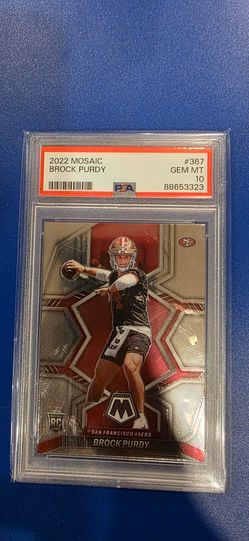 2022 mosaic Brock Purdy PSA 10