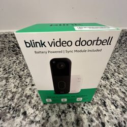 Blink Video Doorbell (newest model) – Head-to-toe HD view, two-year battery life, and simple setup. Sync Module Core included – System (Black)