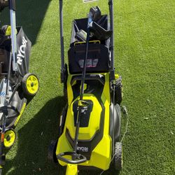 Lawn Mower Ryobi  Push+weed eater,6ah Battery & fast charger $299 firm