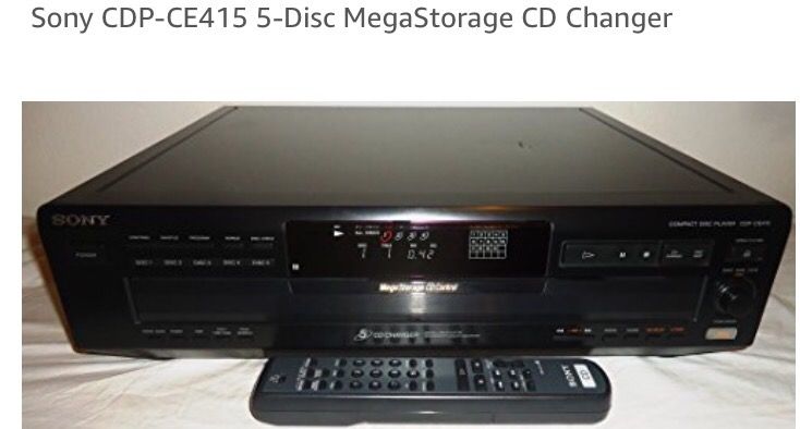 Sony CDP-CE415 5-Disc MegaStorage CD Changer