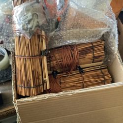 BRAND NEW BAMBOO SHADE. THREE ROLL. S. FOR 15.00