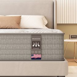  Twin Size -12 inch Memory Foam Hybrid Mattress CertiPUR-US
