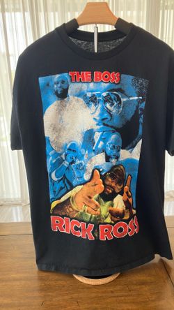 Rick Ross "The Boss" Graphic T-Shirt - Size S/M (Fits Oversized) - 2022 Rap Tee