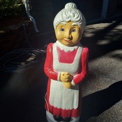 Mrs Claus  Blow Mold