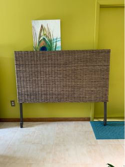 Headboard Queen size Wicker
