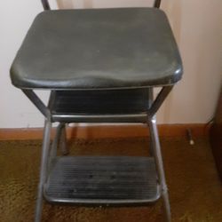 Vintage  Mid Century COSCO Kitchen  Chair/ Step Stool 