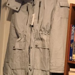 Pre-Christmas Sale: Wantdo Women’s Parka XL Light Grey New With Tags