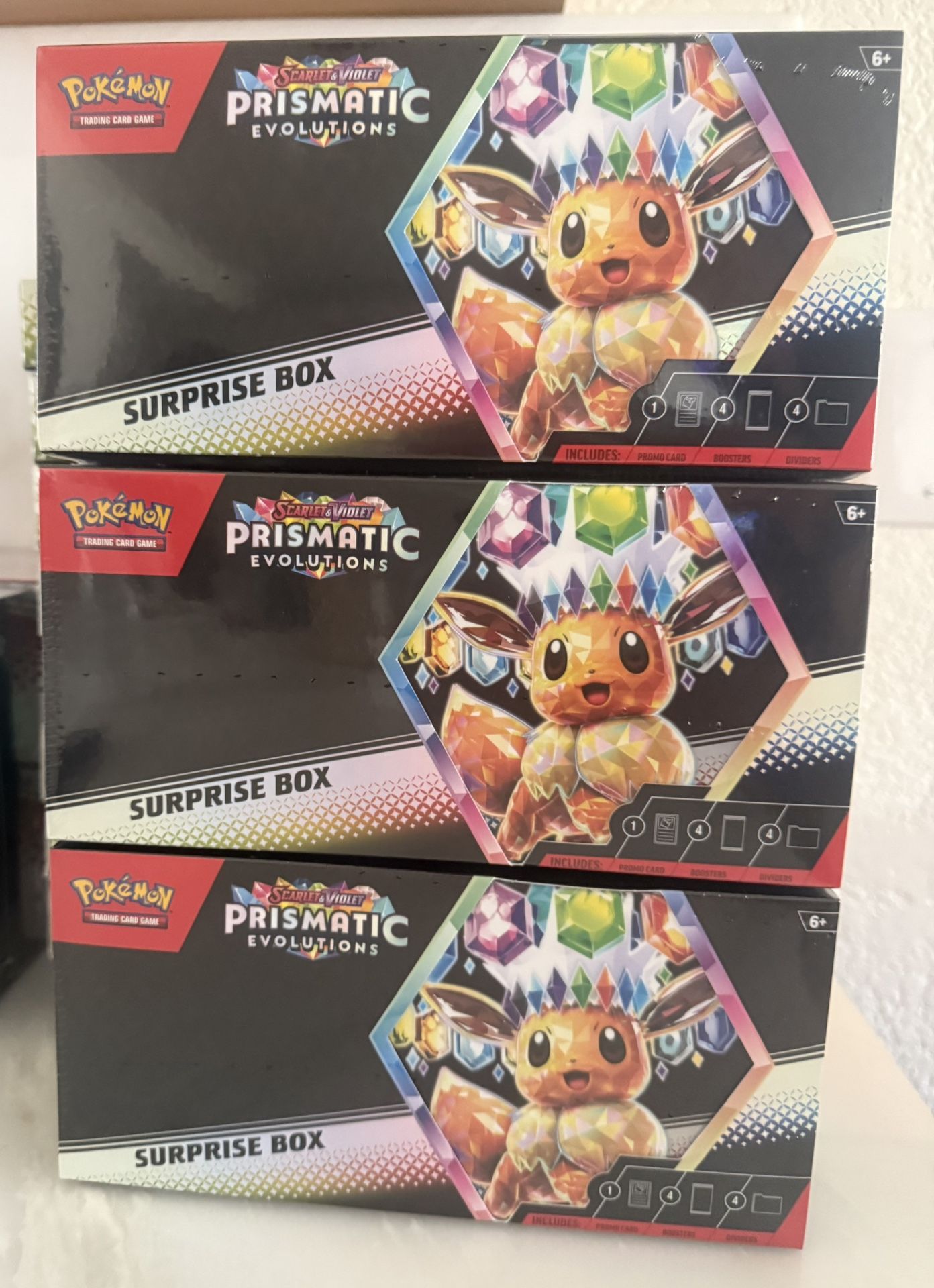 Pokemon Prismatic Evolutions Surprise Box