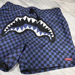 sprayground limited edition board shorts