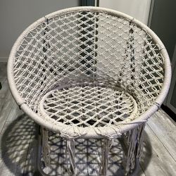 Beige Saucer Chair