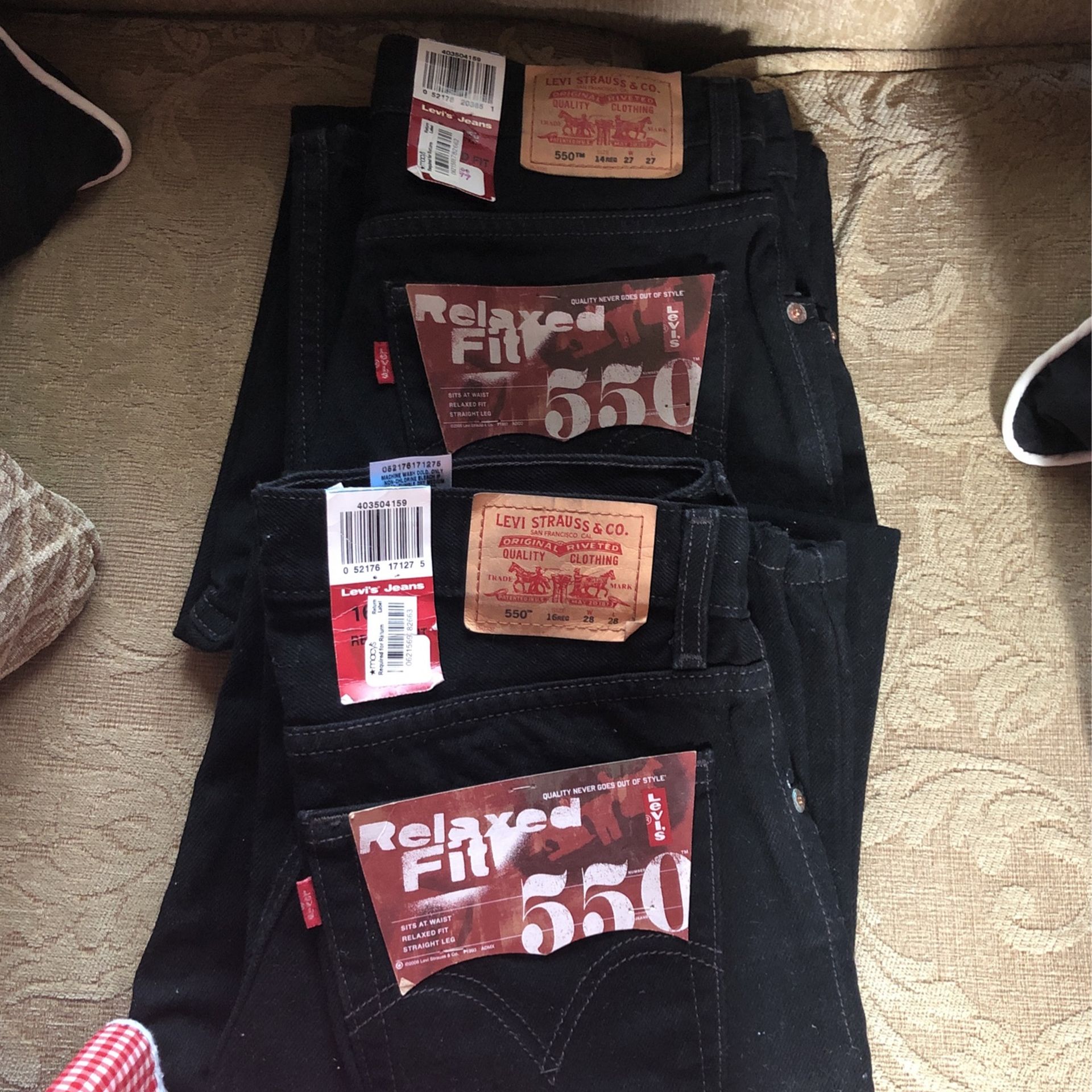 Levis Relax Fit 550 Size: 16R Brand New With Tags