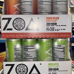 ZOA Zero Sugar Energy Drinks – 12 Pack $10