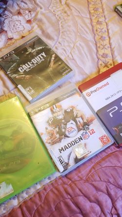 Ps3 games, black ops, 2k12, madden 12, midnight club