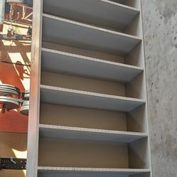 8ft Tall Sturdy Shelf for garage or pantry 