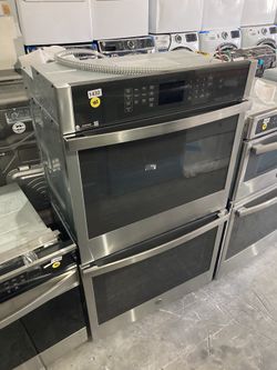 GE 30” double electric convection oven stainless steel $1600