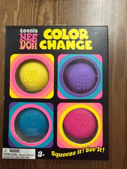 Teenie Nee Doh Color Change 4-Pack