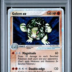 Golem Ex Holo #013 Ex Dragon 2003 Pokemon - PSA 5