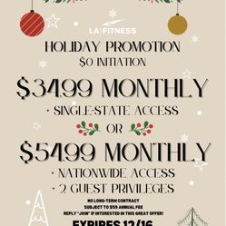 LA fitness Coupon 
